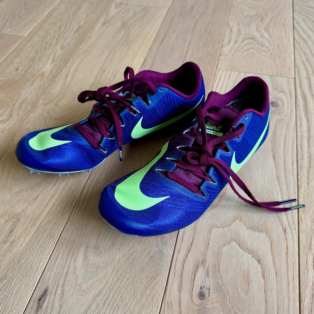 Nike Zoom Ja Fly 3 Unisex Track & Field Running Spikes, Purple, M 8 / W 9.5 NEW!